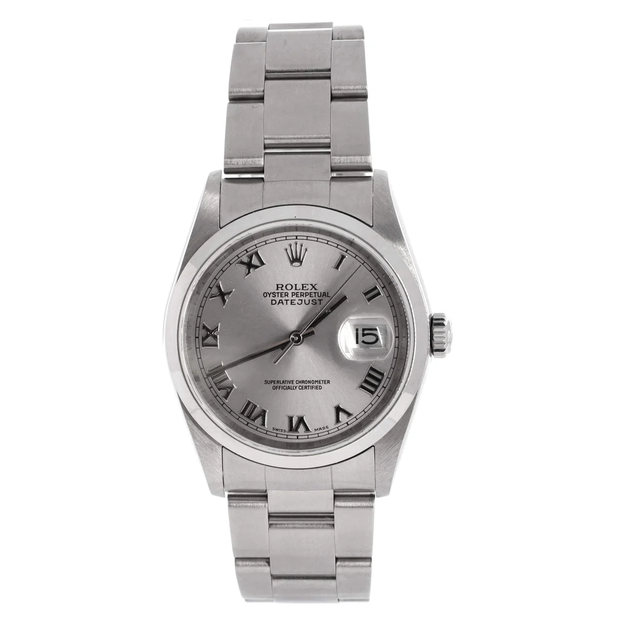 Oyster Perpetual Datejust Automatic Watch Stainless Steel 36 - Deep Luxury