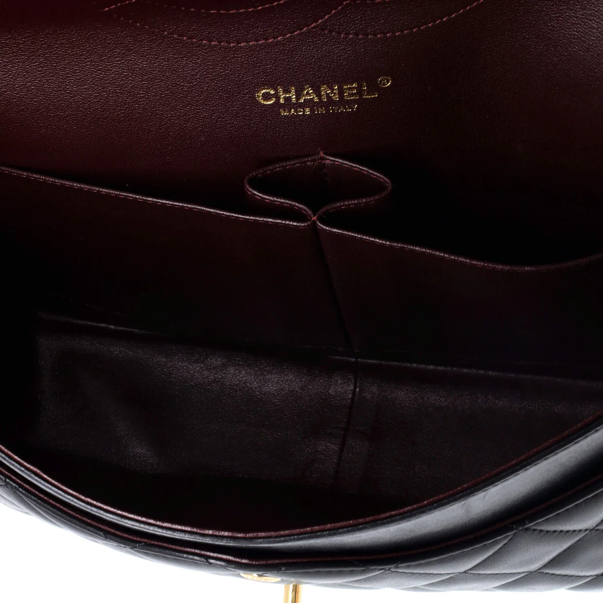 Classic Double Flap Bag Quilted Lambskin Jumbo - Deep Luxury