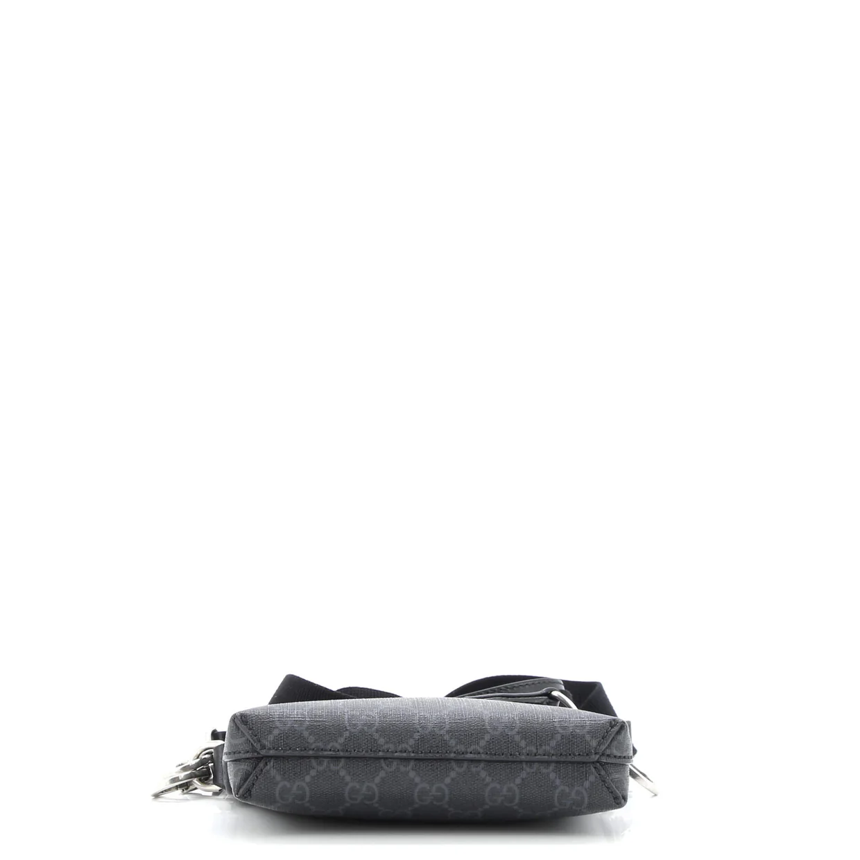 Interlocking G Patch Wristlet Messenger Bag GG Coated Canvas Mini - Deep Luxury