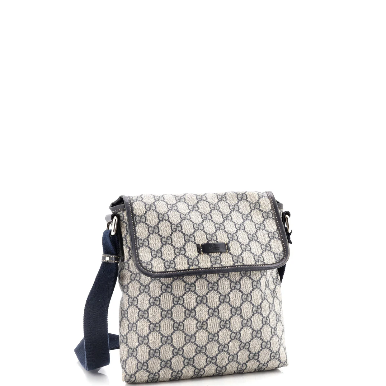 Flap Messenger GG Coated Canvas Small - Deep Luxury