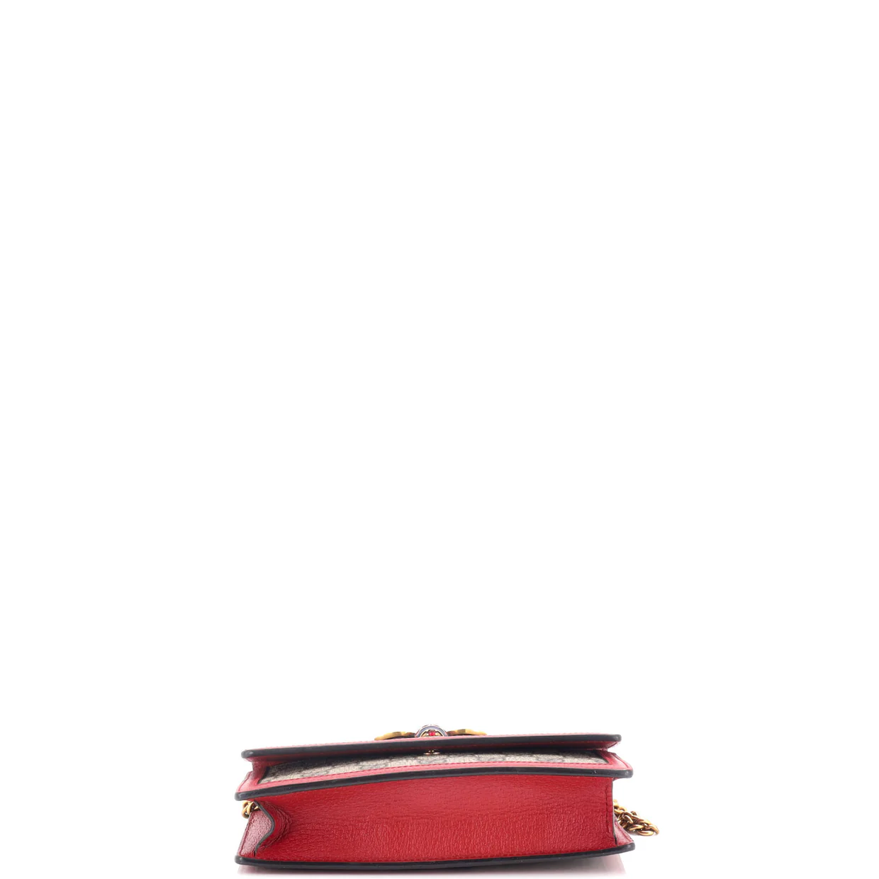 Queen Margaret Chain Wallet GG Coated Canvas Mini - Deep Luxury