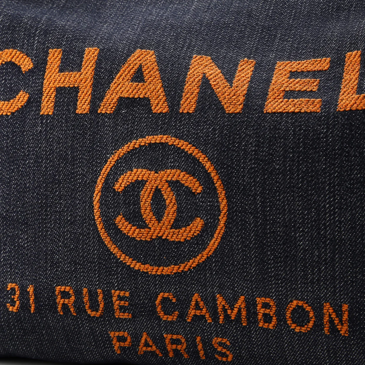 Deauville Tote Denim Small - Deep Luxury