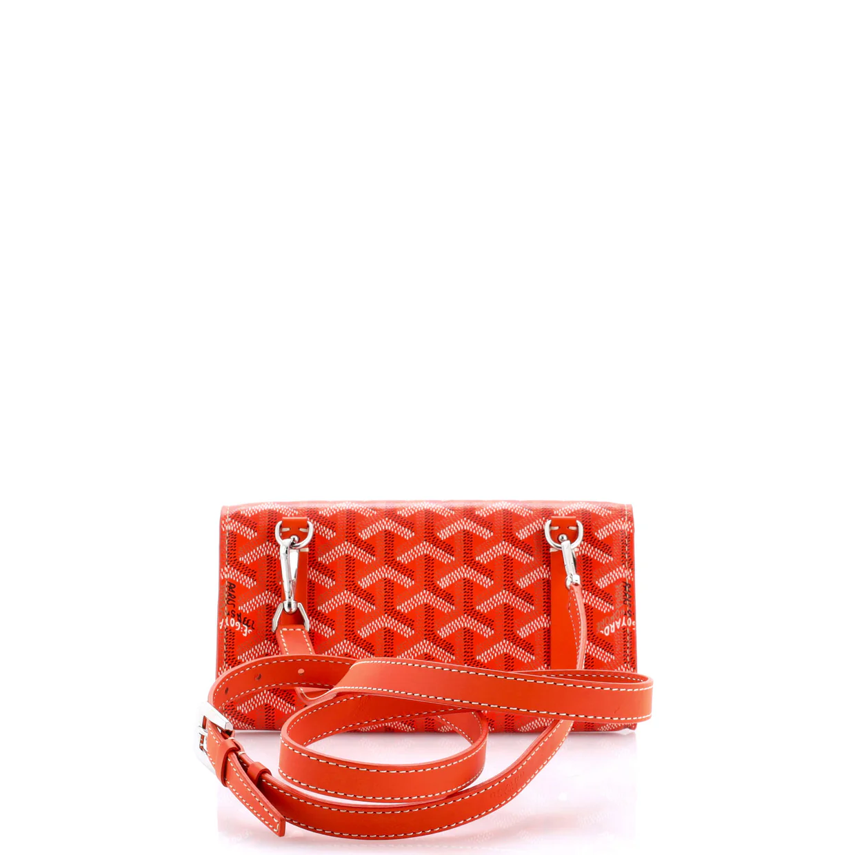 Monte Carlo Clutch with Strap Coated Canvas PM - Deep Luxury