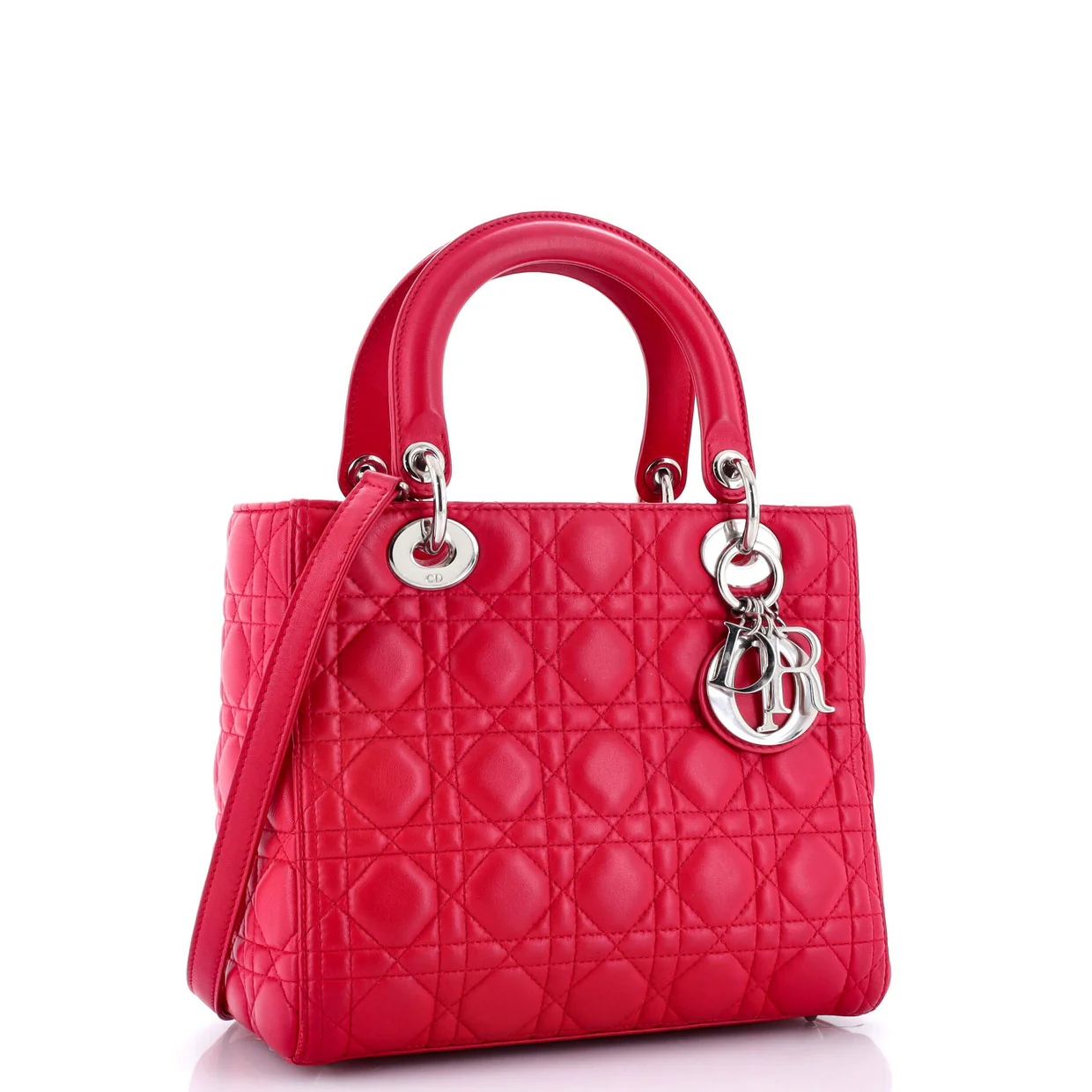 Lady Dior Bag Cannage Quilt Lambskin Medium - Deep Luxury