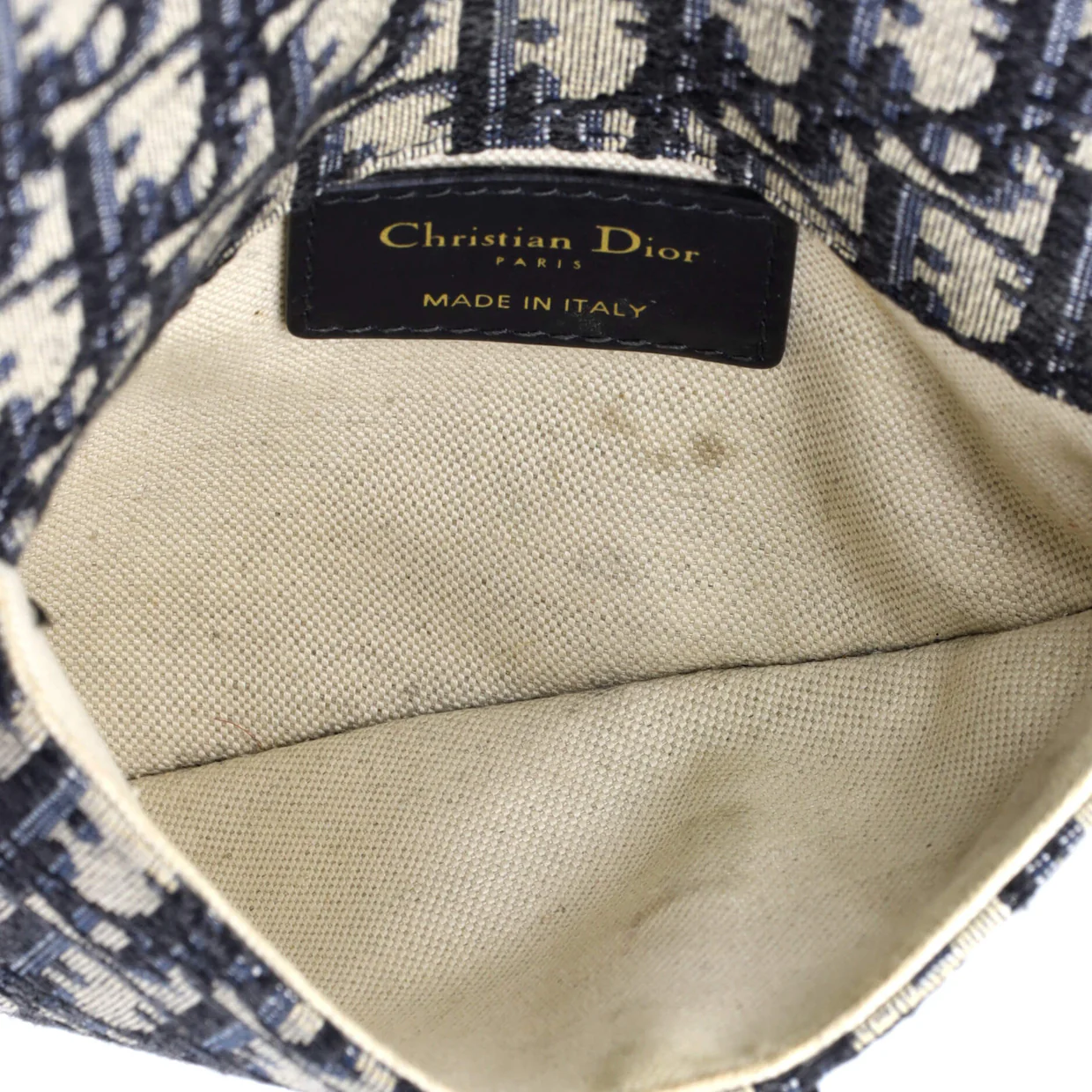 Saddle Belt Bag Oblique Canvas - Deep Luxury