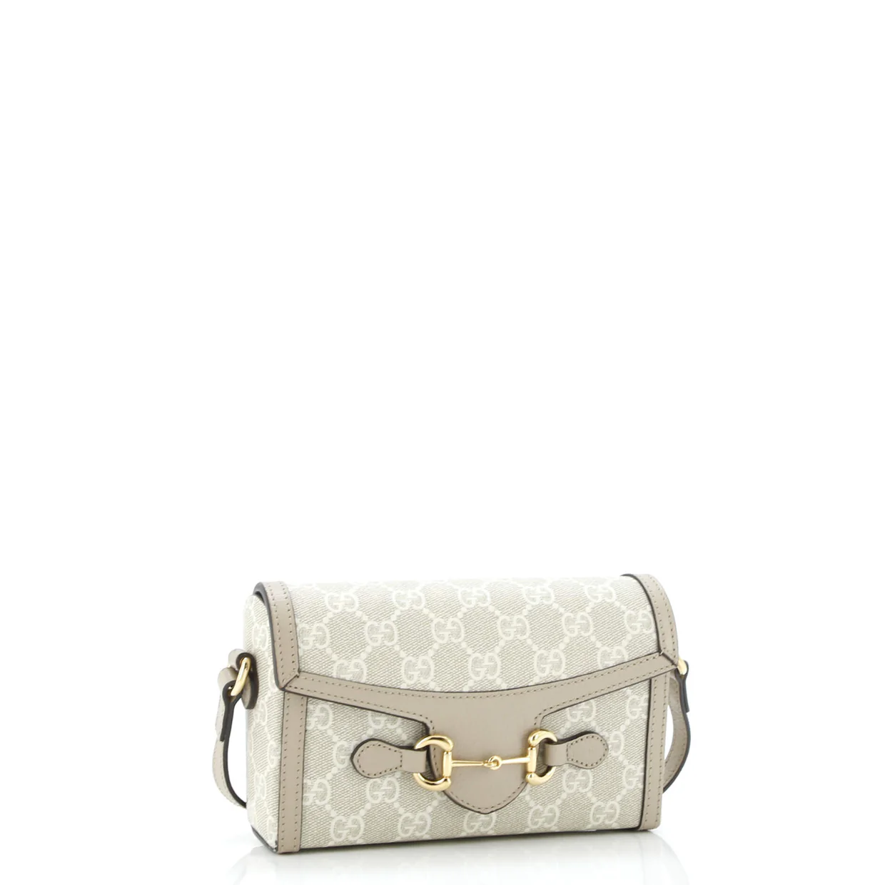 Horsebit 1955 Flap Crossbody Bag GG Coated Canvas Mini - Deep Luxury