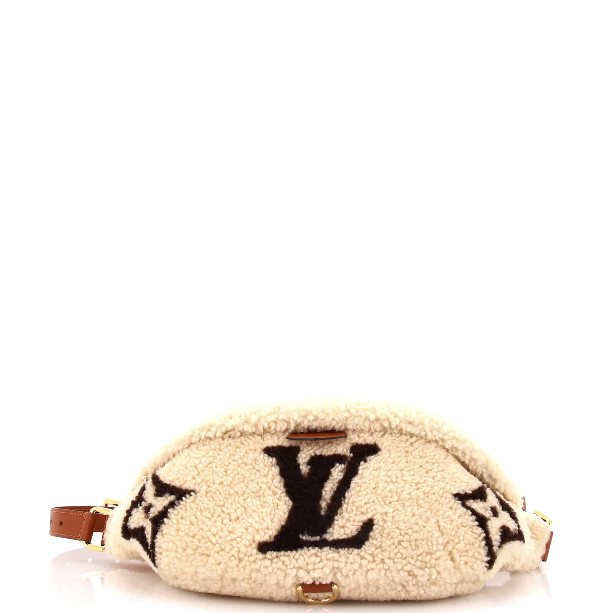 Bum Bag Monogram Giant Teddy Fleece - Deep Luxury