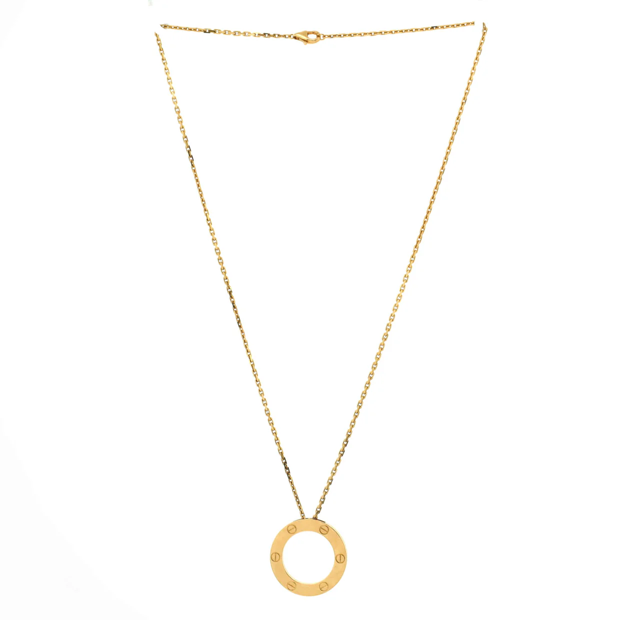 Love Pendant Necklace 18K Yellow Gold - Deep Luxury