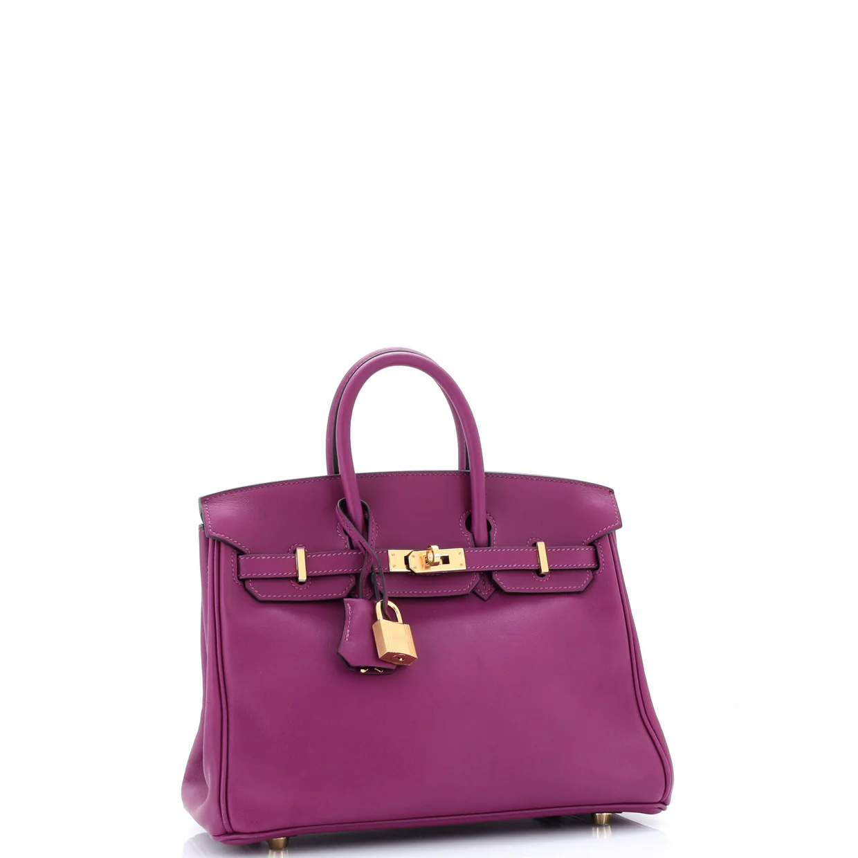 Birkin Handbag Anemone Swift with Gold Hardware 25 - Deep Luxury