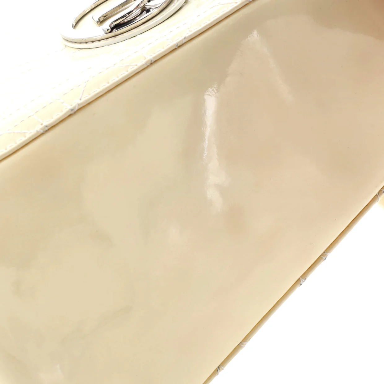 Lady Dior Bag Cannage Quilt Patent Medium - Deep Luxury