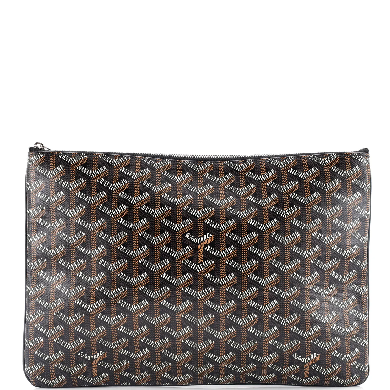 Senat Zip Pouch Coated Canvas MM - Deep Luxury