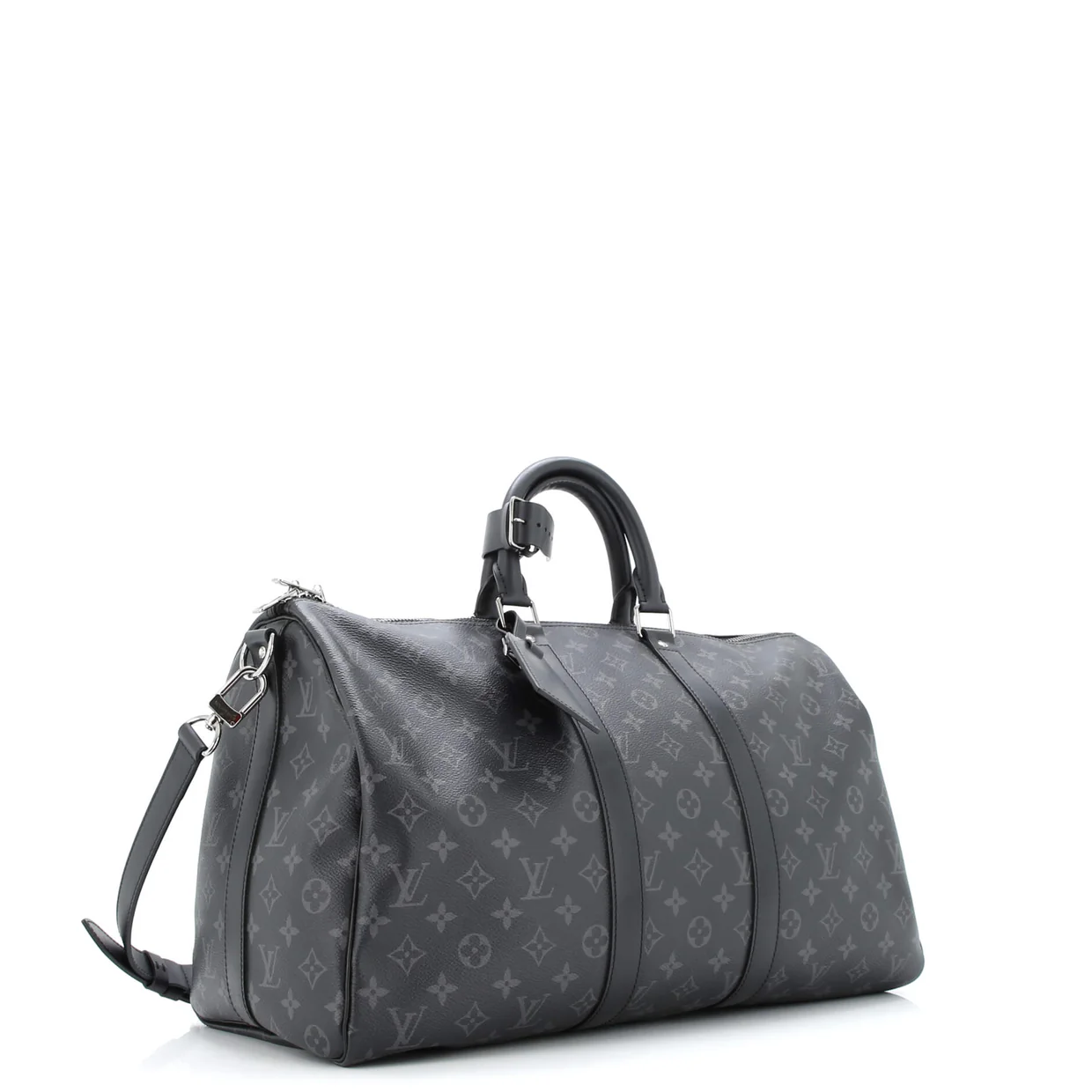 Keepall Bandouliere Bag Monogram Eclipse Canvas 45 - Deep Luxury