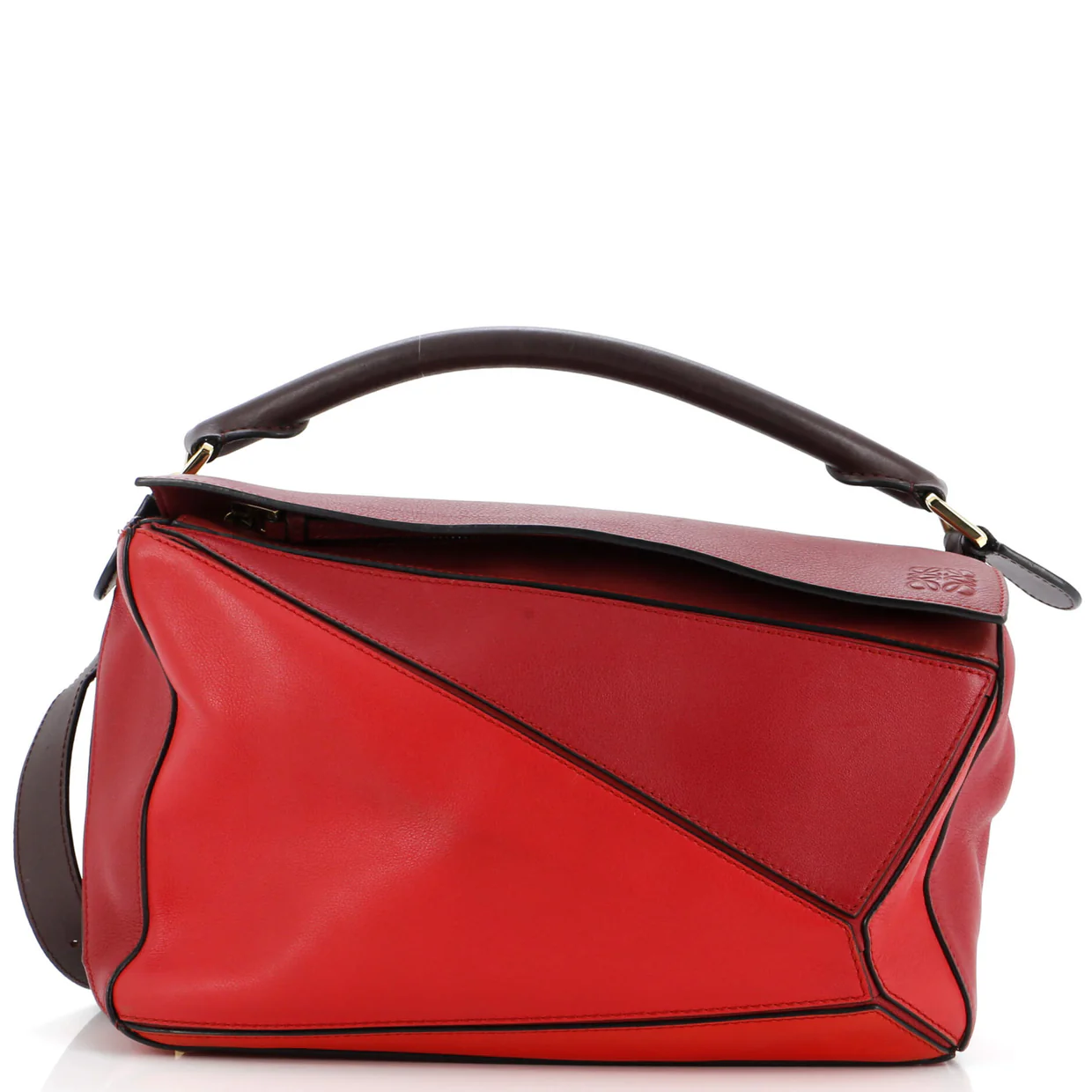 Puzzle Bag Leather Medium - Deep Luxury