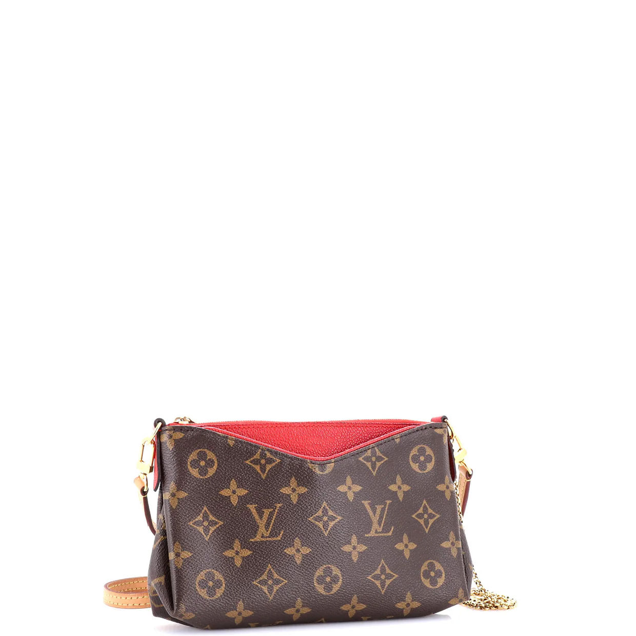 Pallas Clutch Monogram Canvas with Leather - Deep Luxury