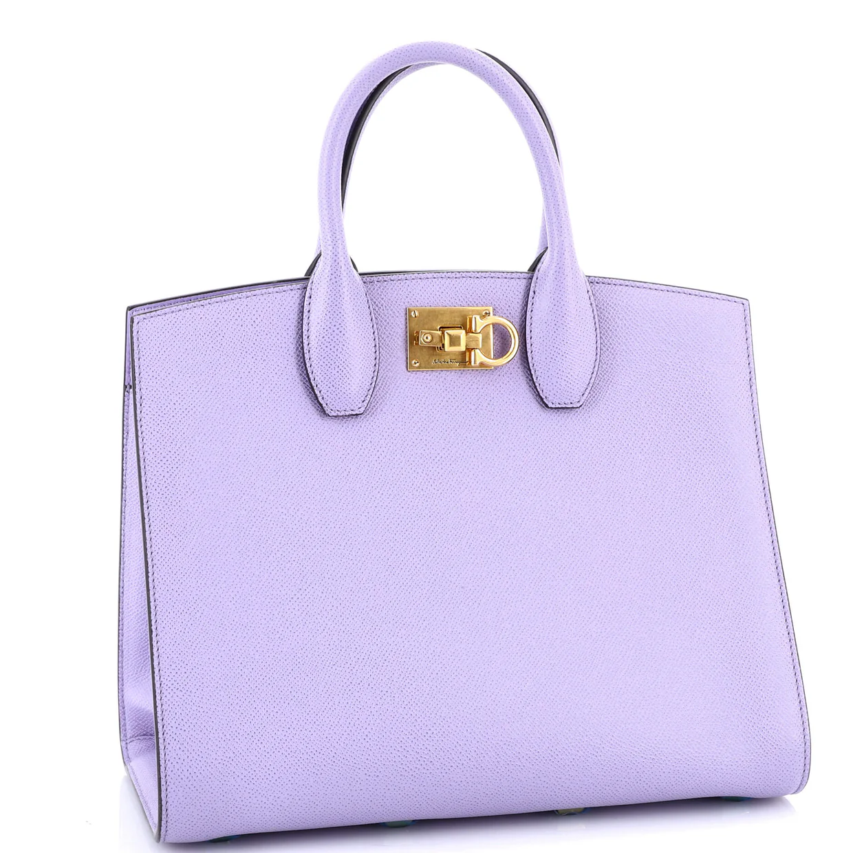 Studio Box Satchel Leather Medium - Deep Luxury