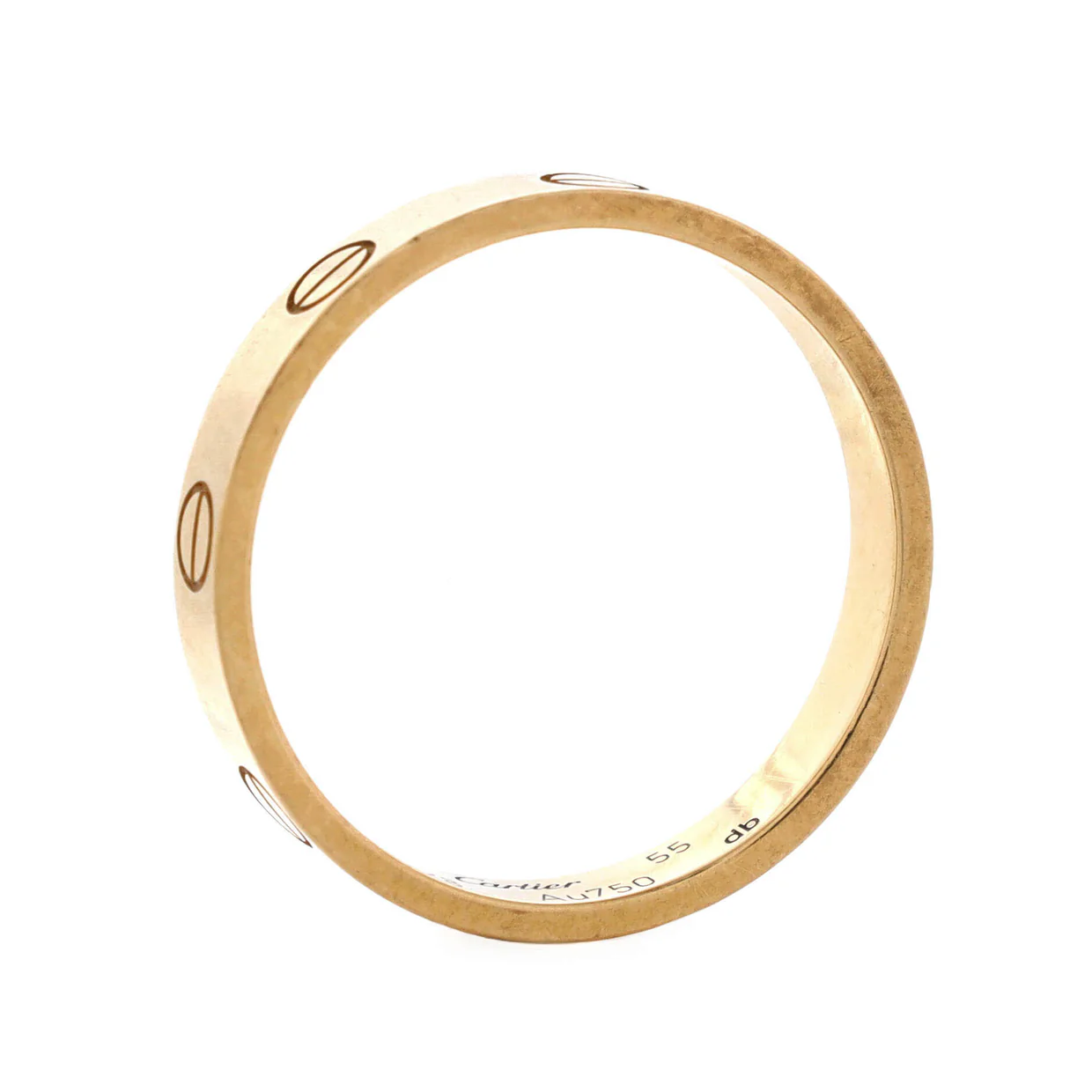 Love Wedding Band Ring 18K Yellow Gold - Deep Luxury