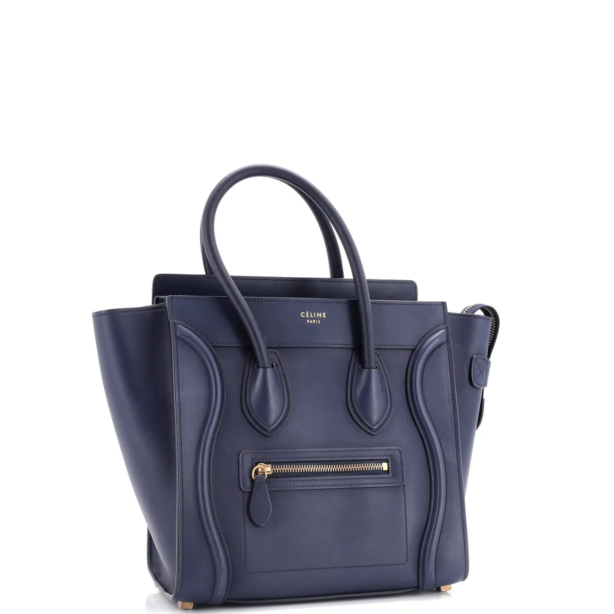 Luggage Bag Smooth Leather Micro - Deep Luxury