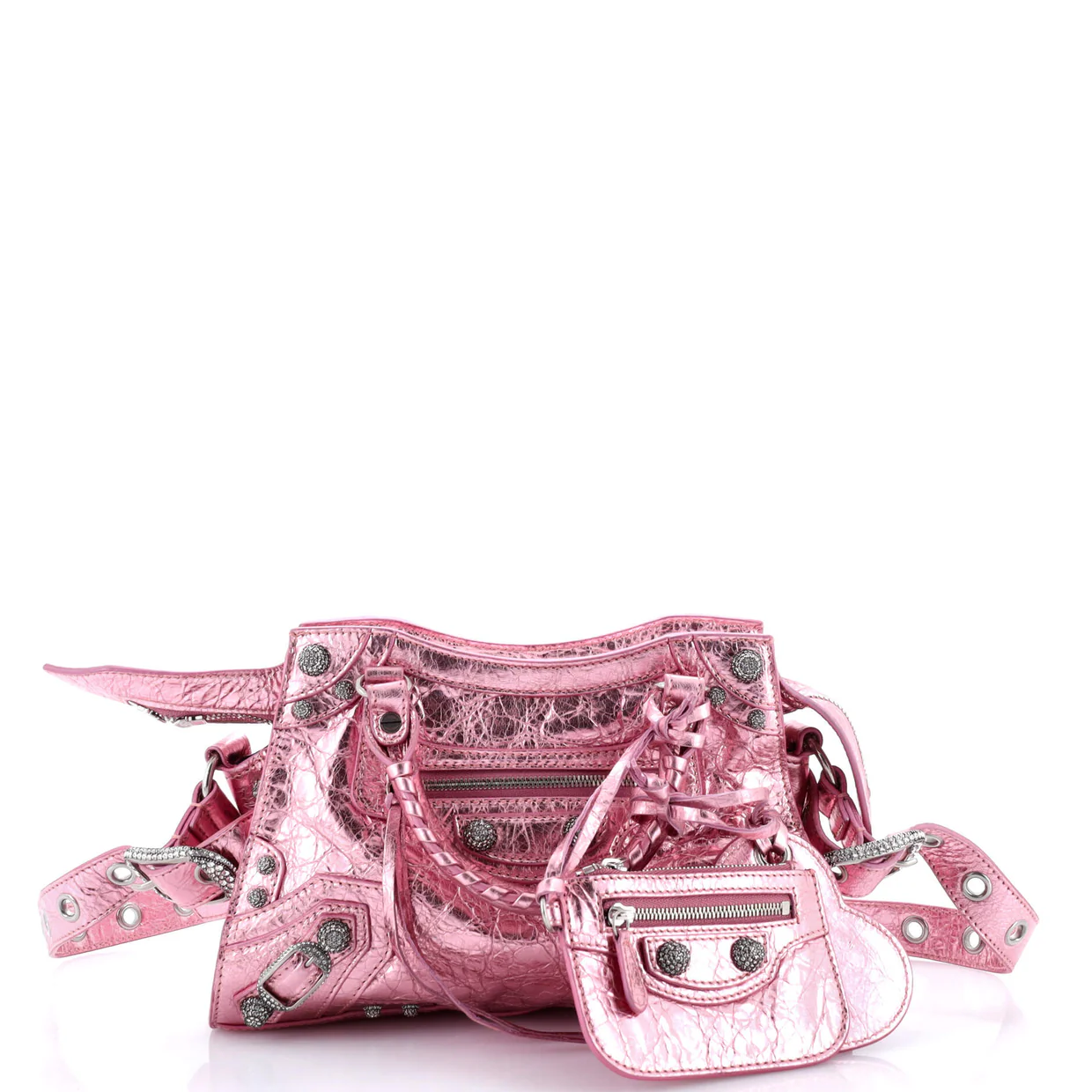 Neo Cagole City Bag Leather with Crystals XS - Deep Luxury