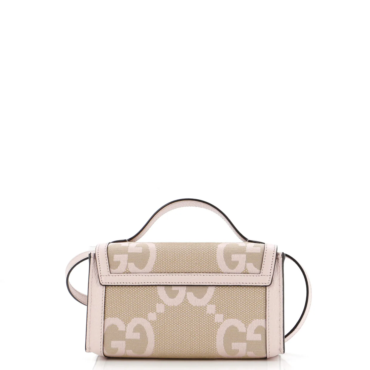 Padlock Top Handle Bag Jumbo GG Canvas Mini - Deep Luxury