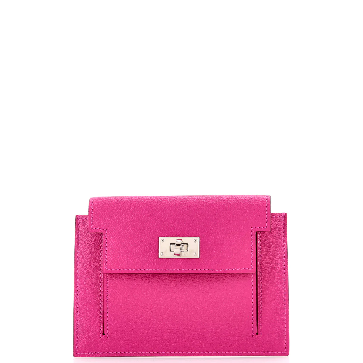 Kelly Pocket Compact Wallet Chevre Mysore - Deep Luxury
