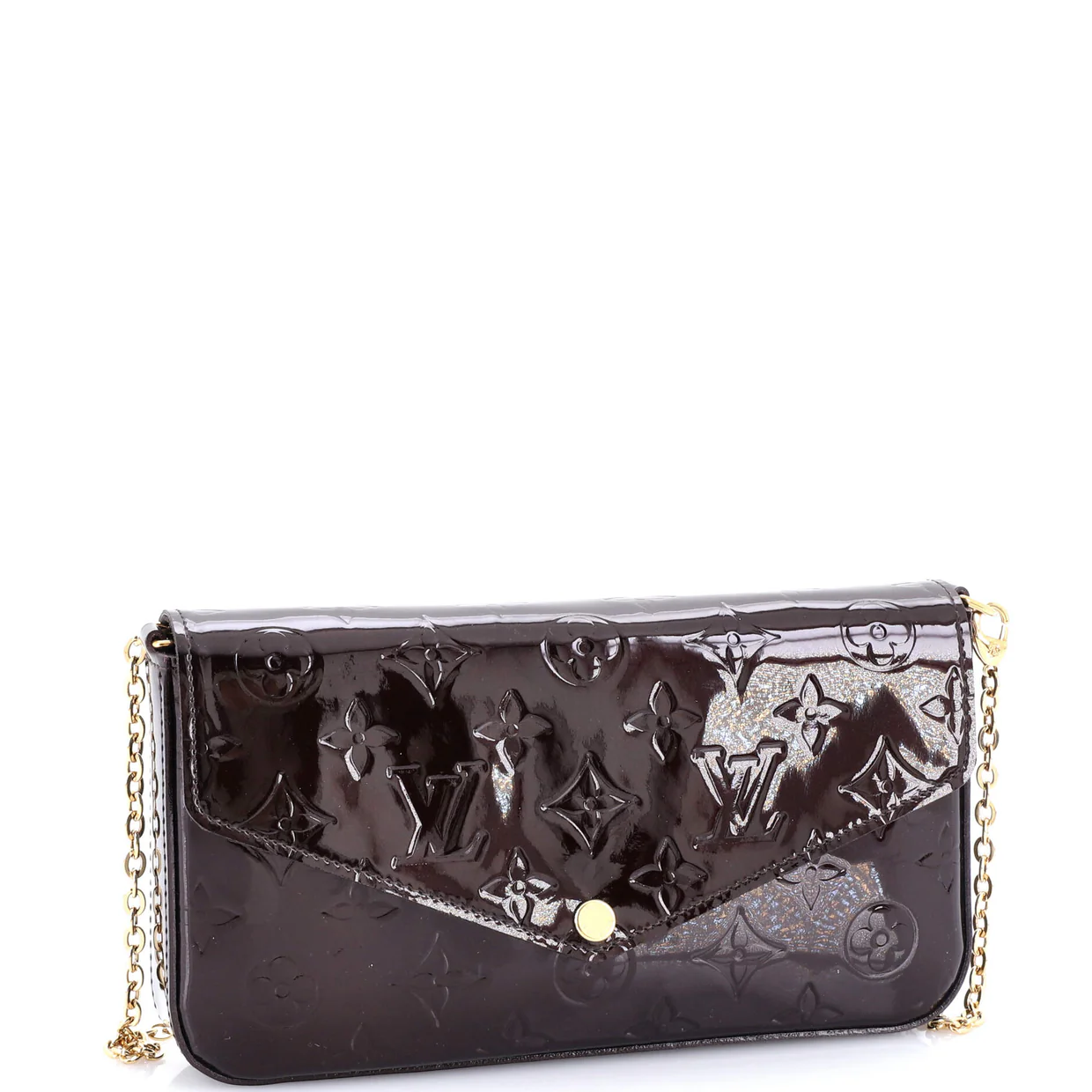 Felicie Pochette Monogram Vernis - Deep Luxury