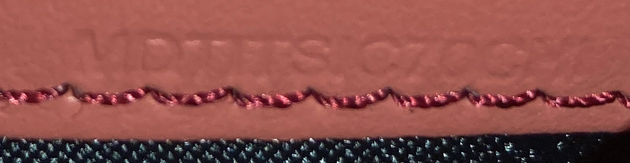 Henley Wallet on Chain Leather with House Check Canvas - Deep Luxury