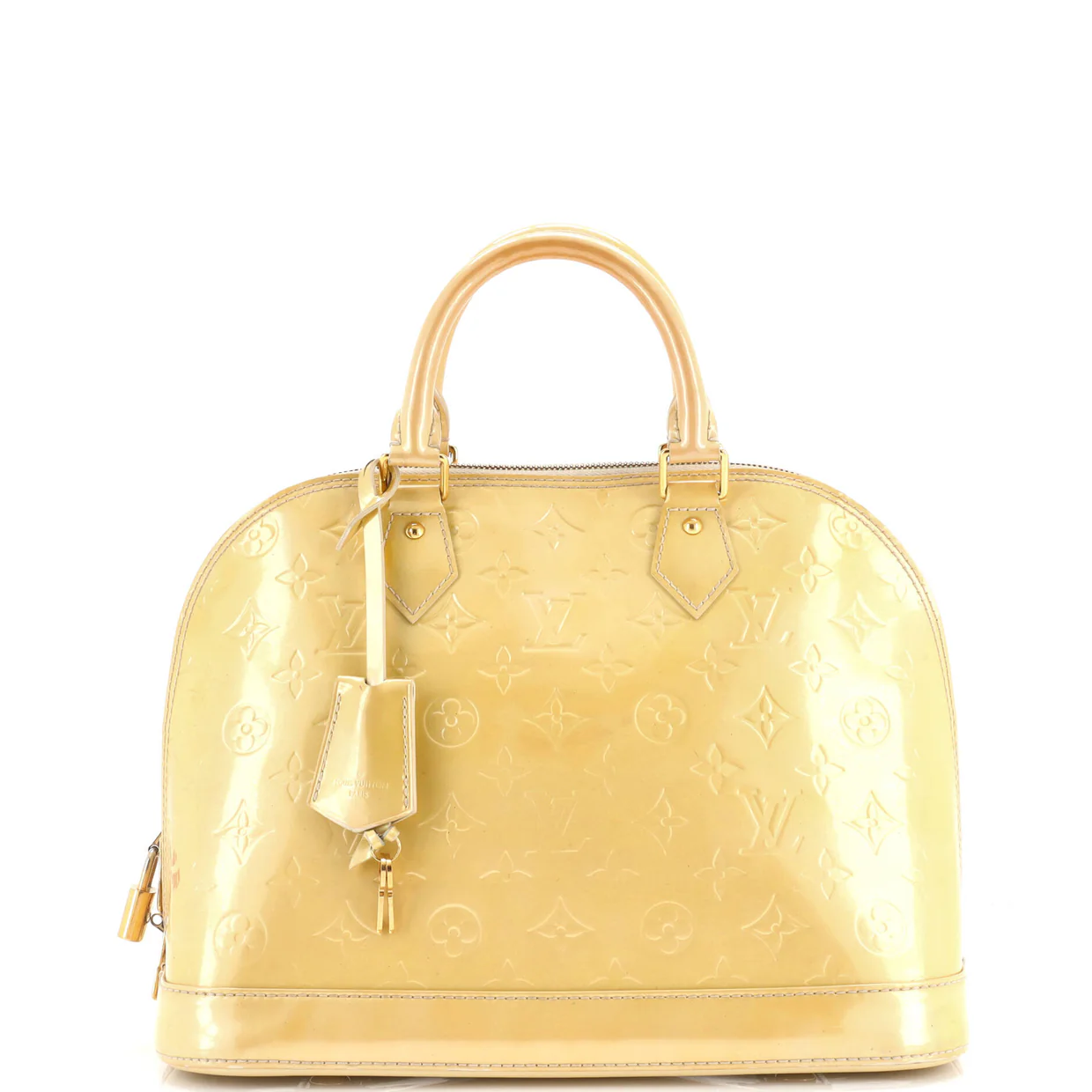 Alma Handbag Monogram Vernis PM - Deep Luxury