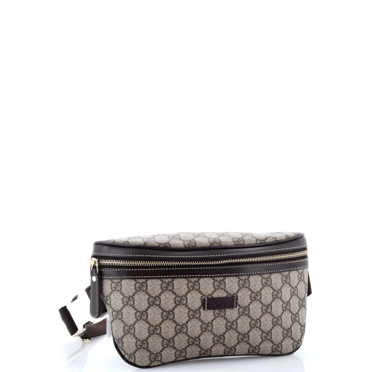 Belt Bag GG Coated Canvas with Leather Small - Deep Luxury