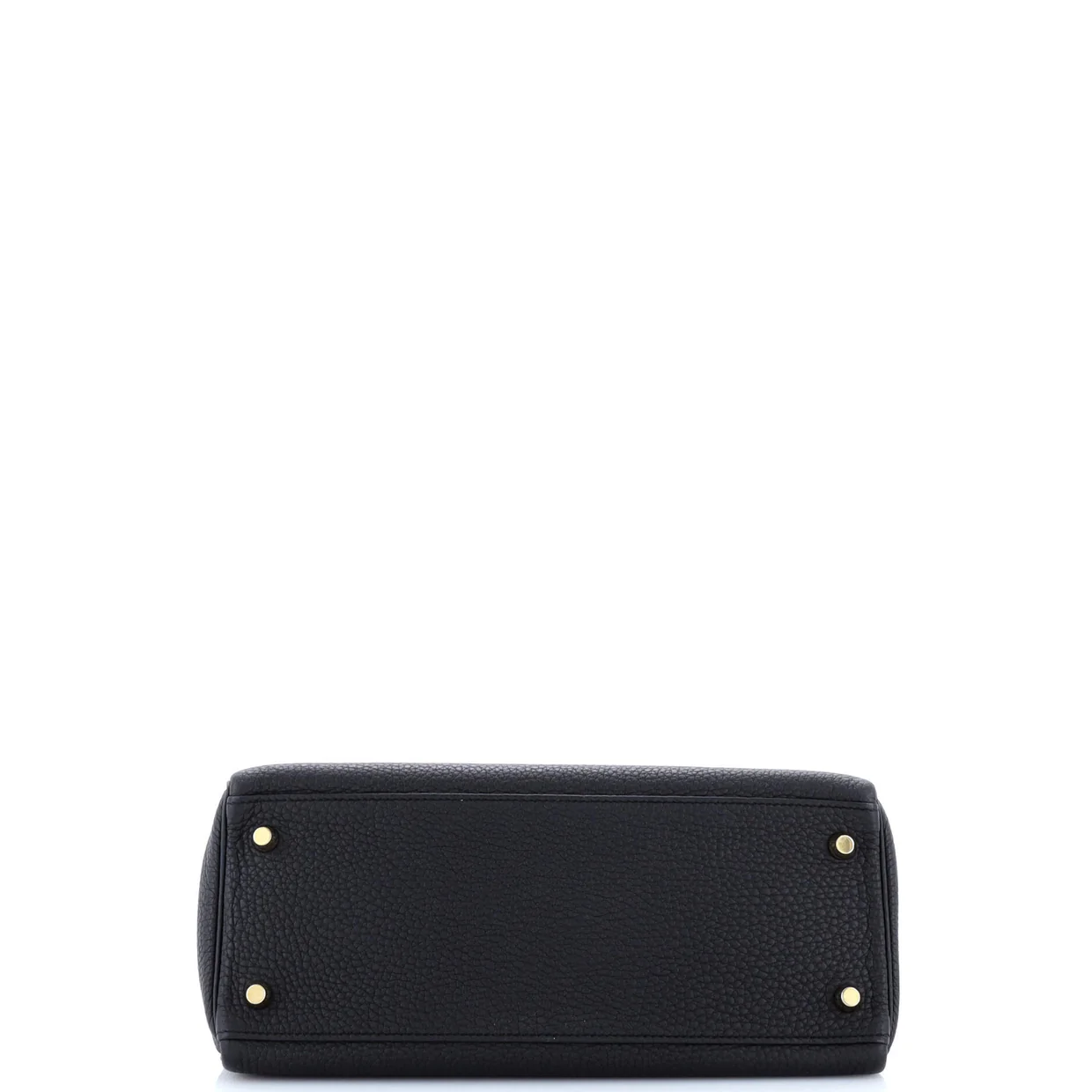 Kelly Handbag Noir Togo with Gold Hardware 28 - Deep Luxury