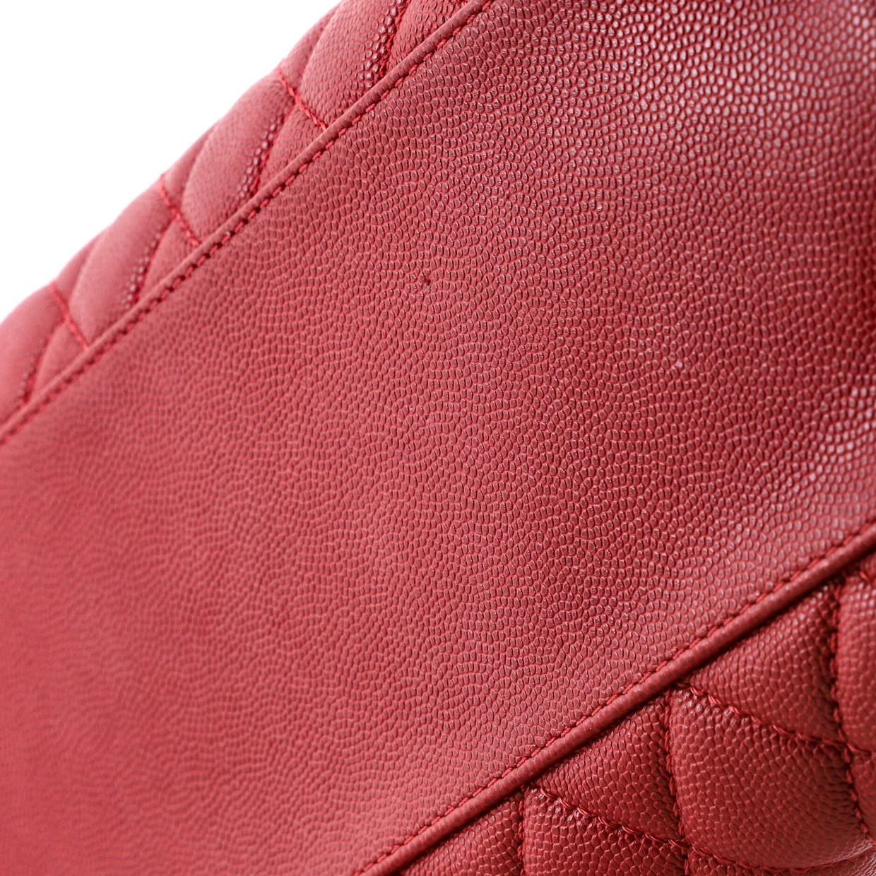 Coco Top Handle Bag Quilted Caviar Small - Deep Luxury