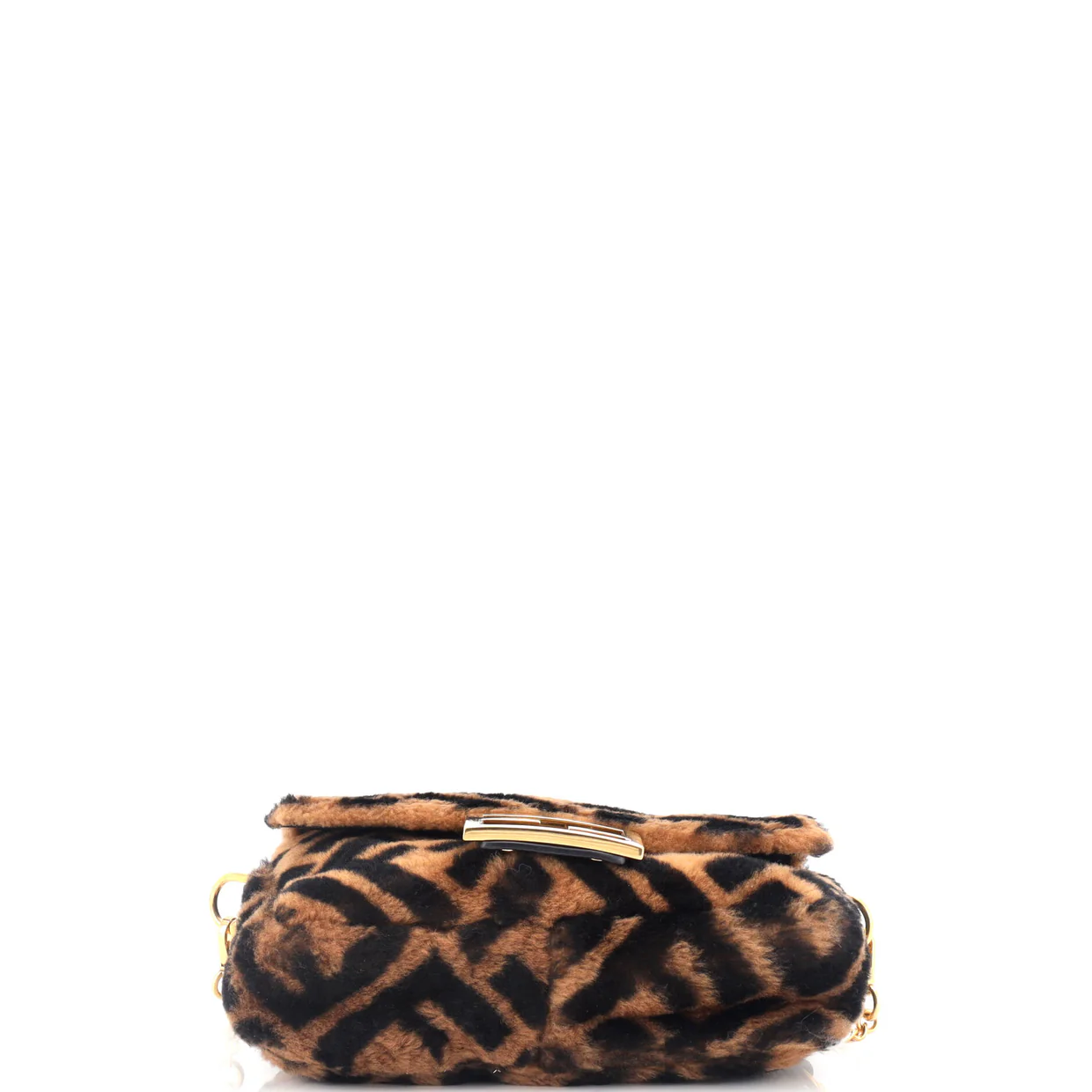 Baguette NM Bag Zucca Shearling Mini - Deep Luxury