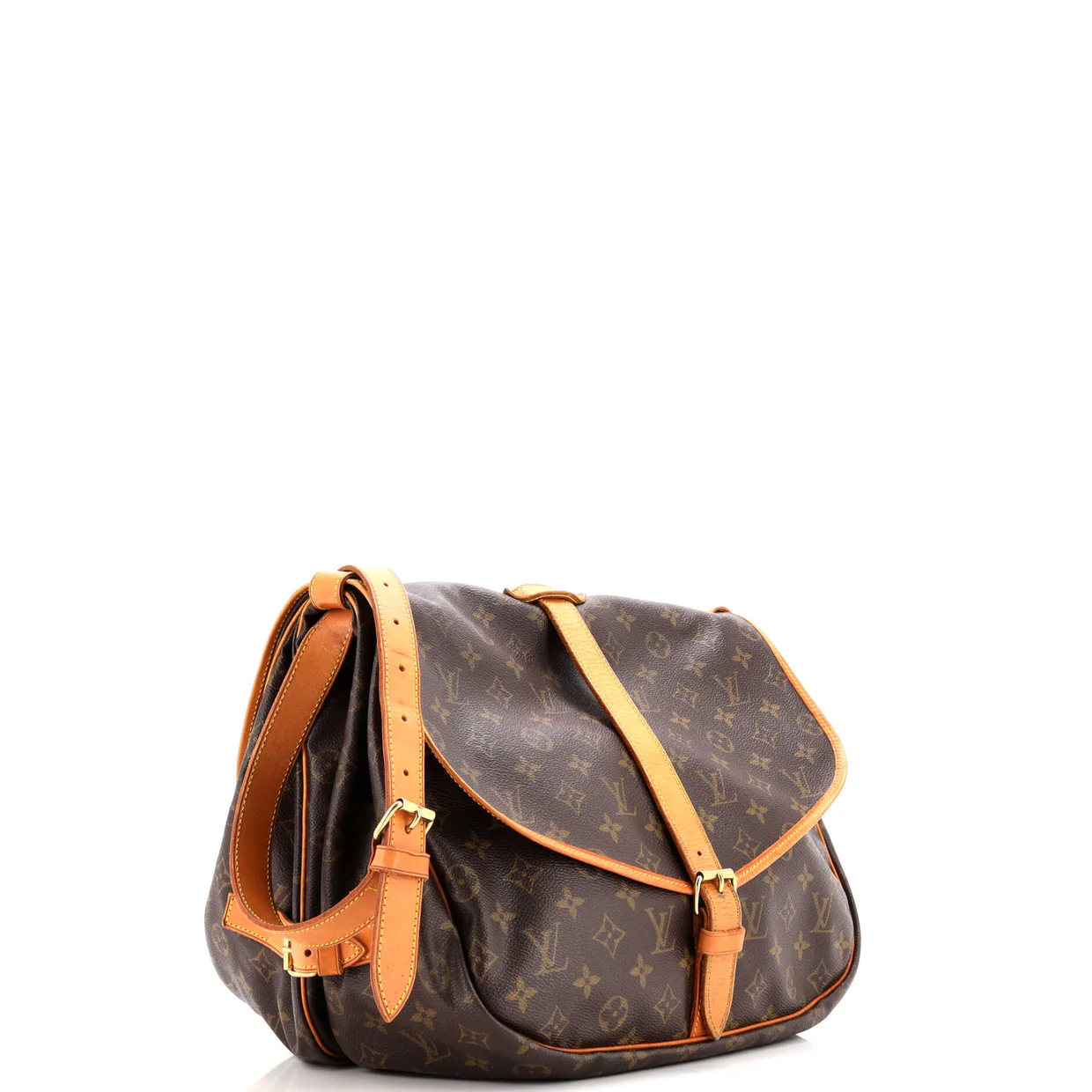 Saumur Handbag Monogram Canvas 35 - Deep Luxury