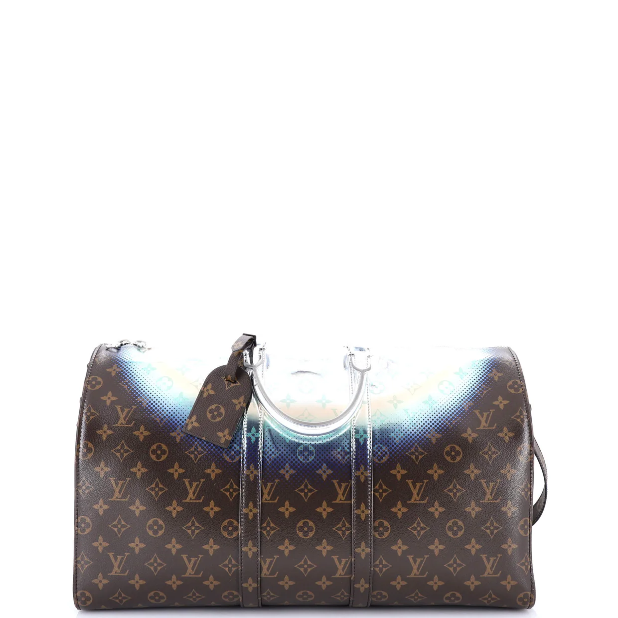 Keepall Bandouliere Bag Limited Edition Metallic Nebula Monogram Canvas 50 - Deep Luxury