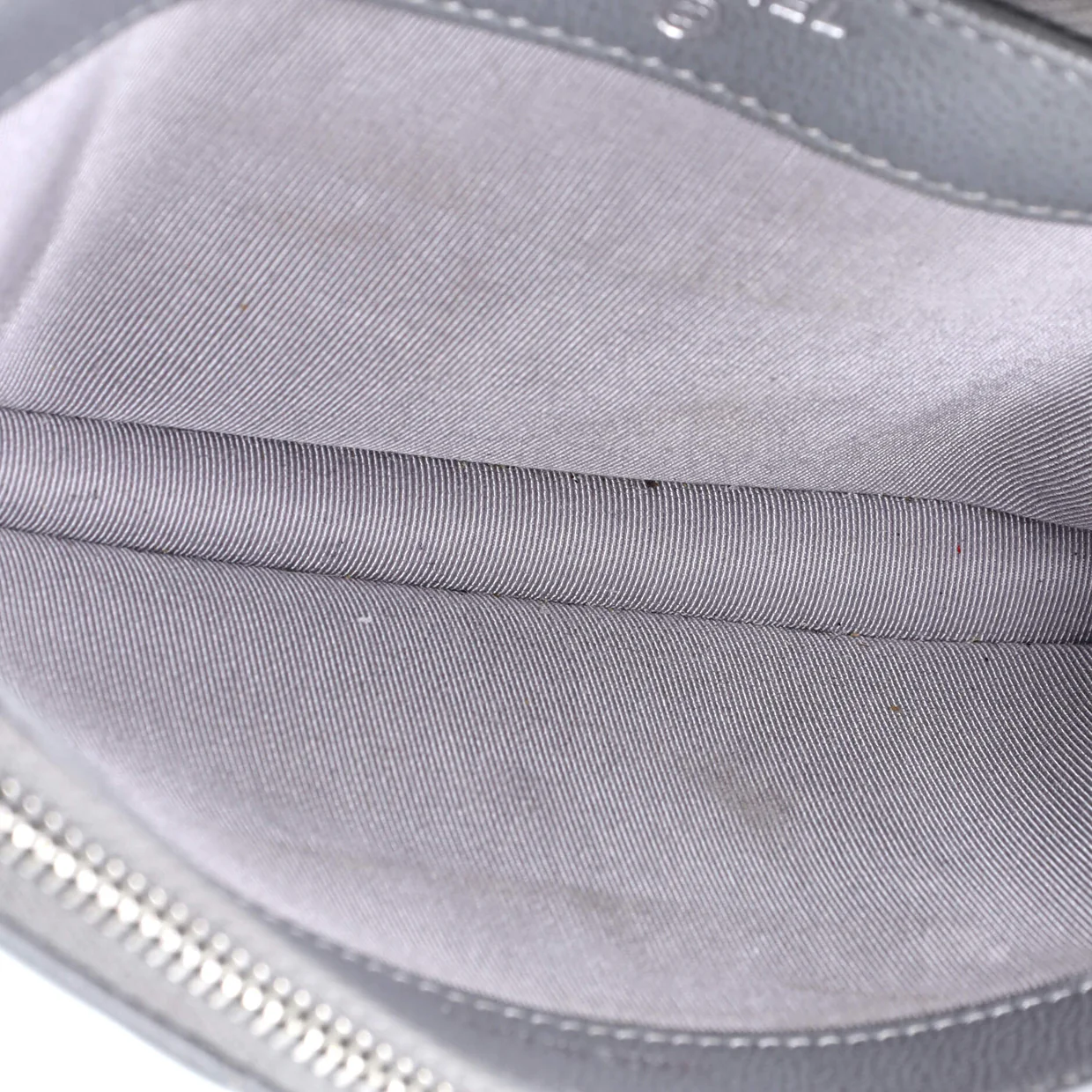 CC Box Double Zip Clutch with Chain Quilted Calfskin - Deep Luxury