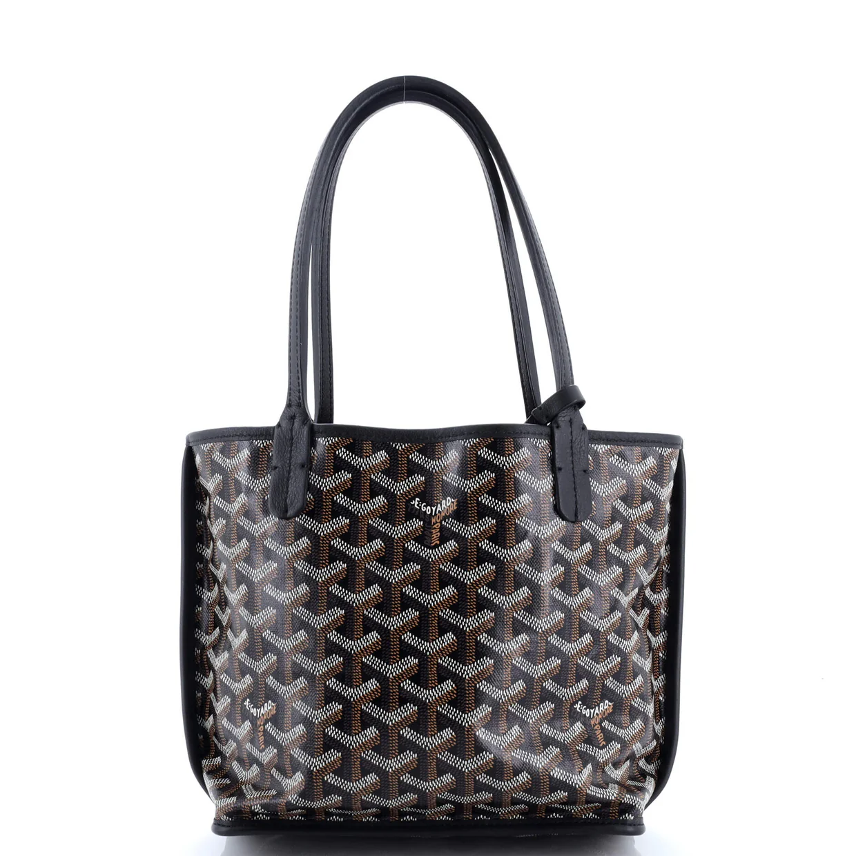 Anjou Reversible Tote Printed Coated Canvas Mini - Deep Luxury