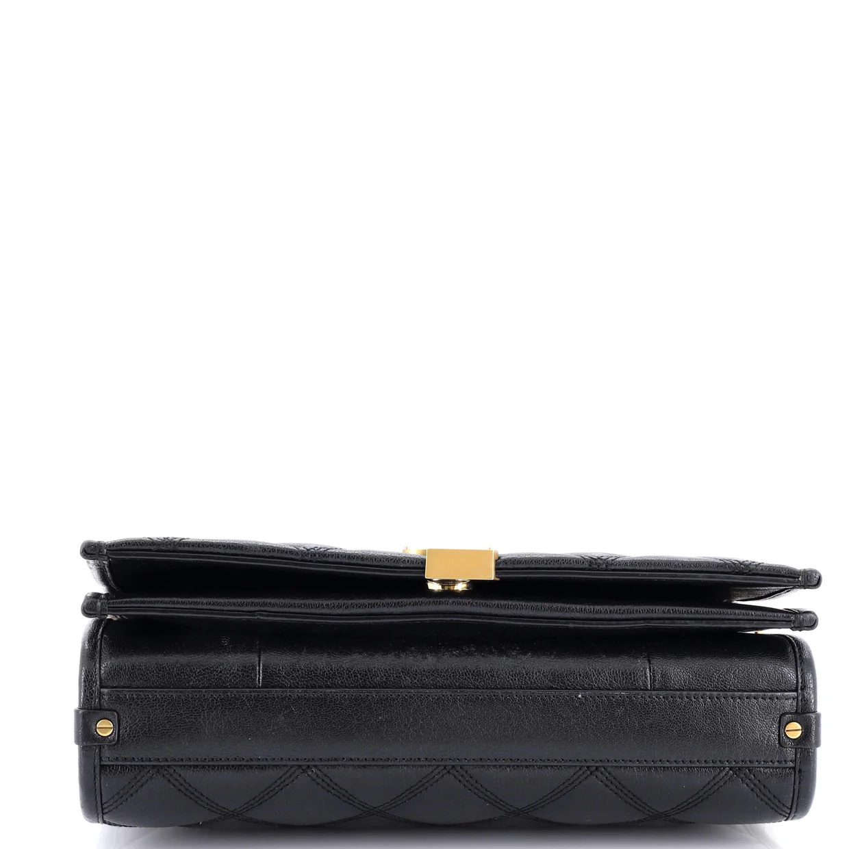 Becky Shoulder Bag Quilted Leather Mini - Deep Luxury