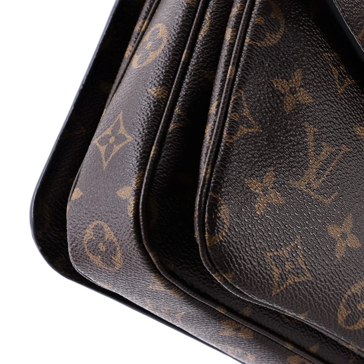 Braided Handle Pochette Metis Monogram Canvas with Leather - Deep Luxury