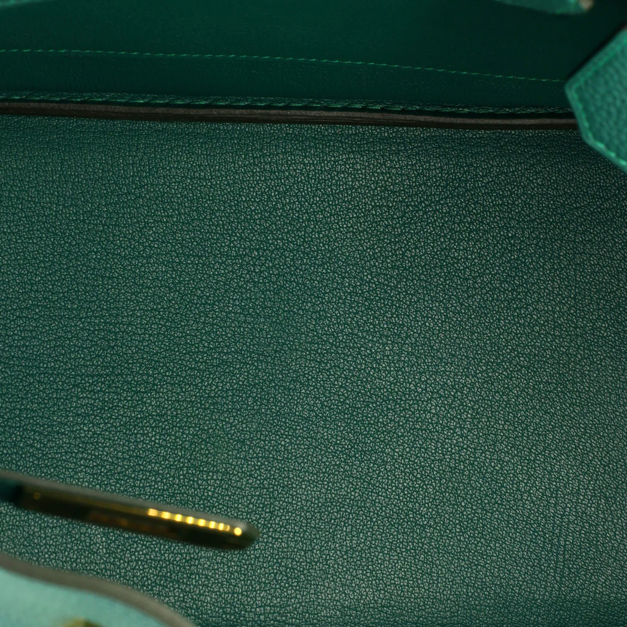 Birkin Handbag Malachite Togo with Gold Hardware 30 - Deep Luxury