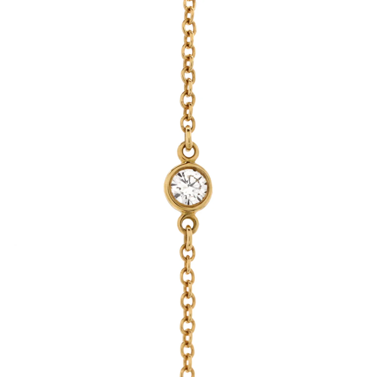 Elsa Peretti Diamonds by the Yard 3 Stone Bracelet 18K Yellow Gold with Diamonds - Deep Luxury