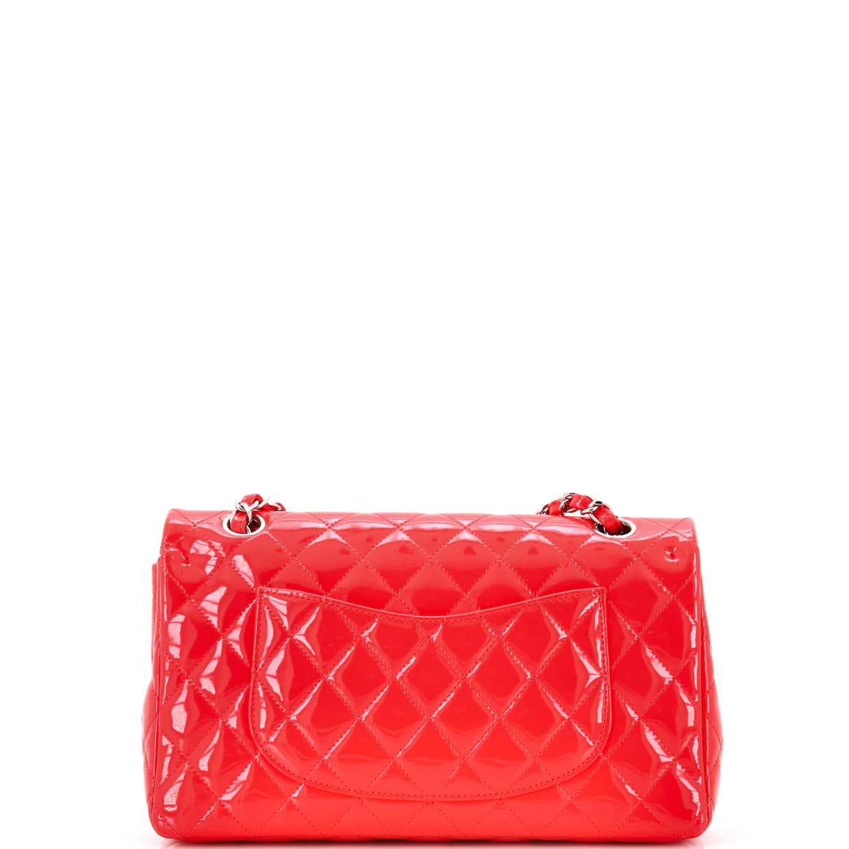 Classic Double Flap Bag Quilted Patent Medium - Deep Luxury