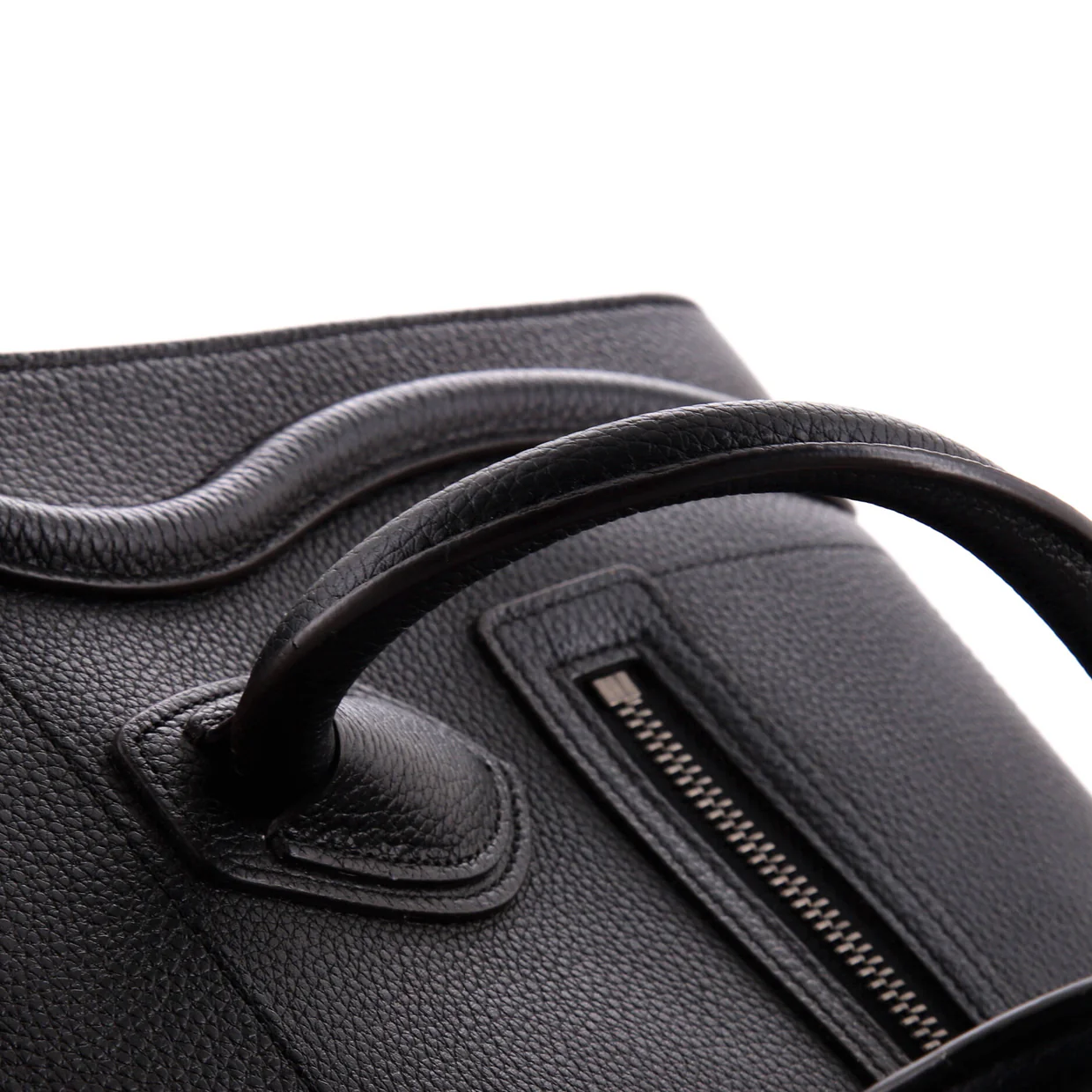 Luggage Bag Grainy Leather Micro - Deep Luxury