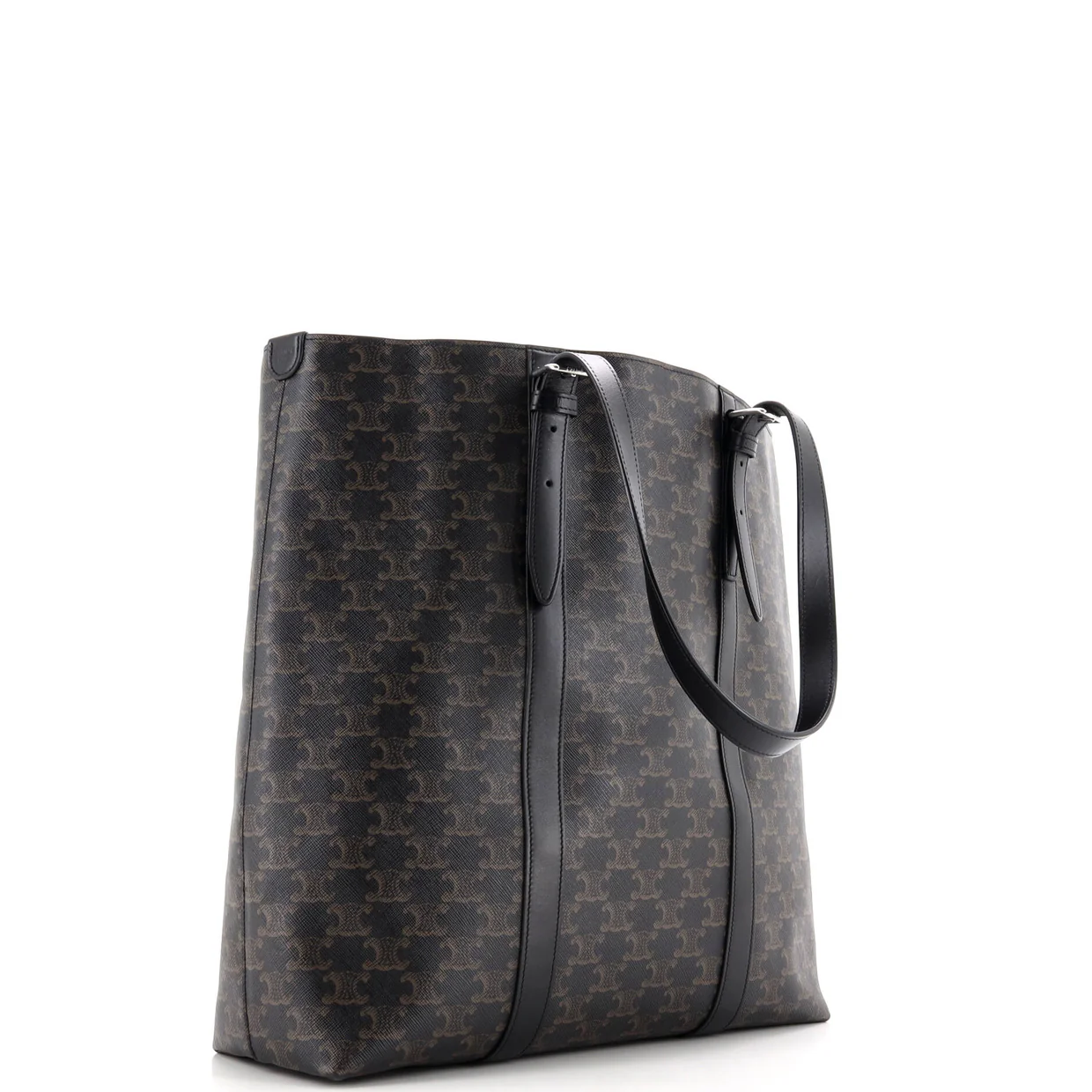 Museum Shopper Tote Triomphe Canvas Tall - Deep Luxury