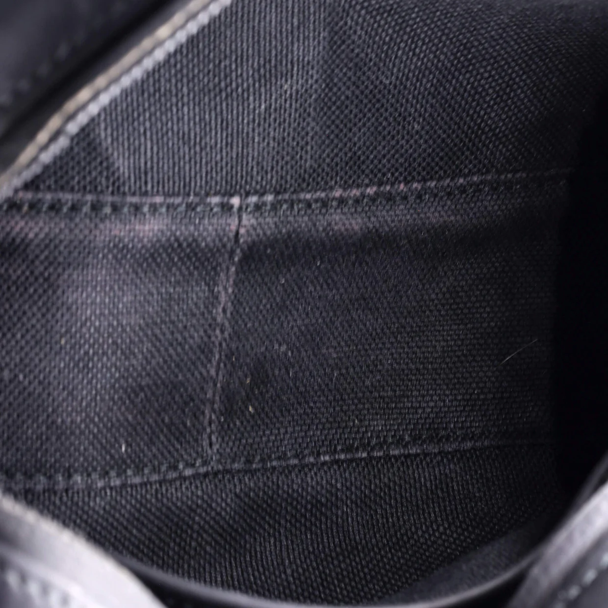 Front Zip Crossbody GG Rubber Effect Leather Mini - Deep Luxury