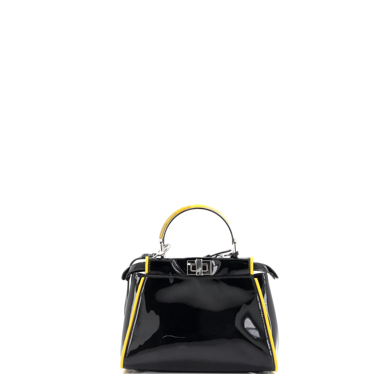 Resin Handle Peekaboo Bag Patent Mini - Deep Luxury
