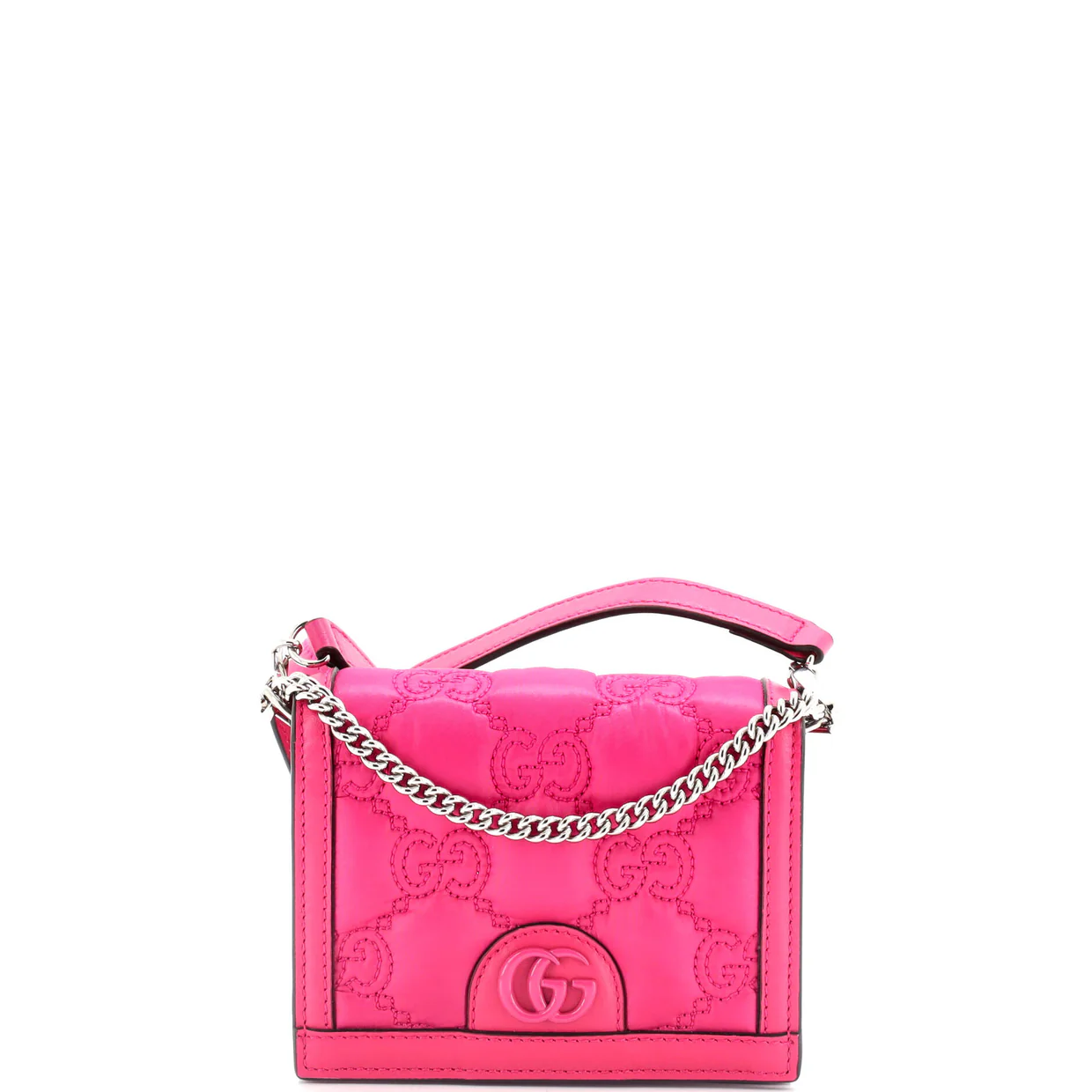 GG Marmont Flap Messenger Bag GG Matelasse Nylon with Leather Mini - Deep Luxury