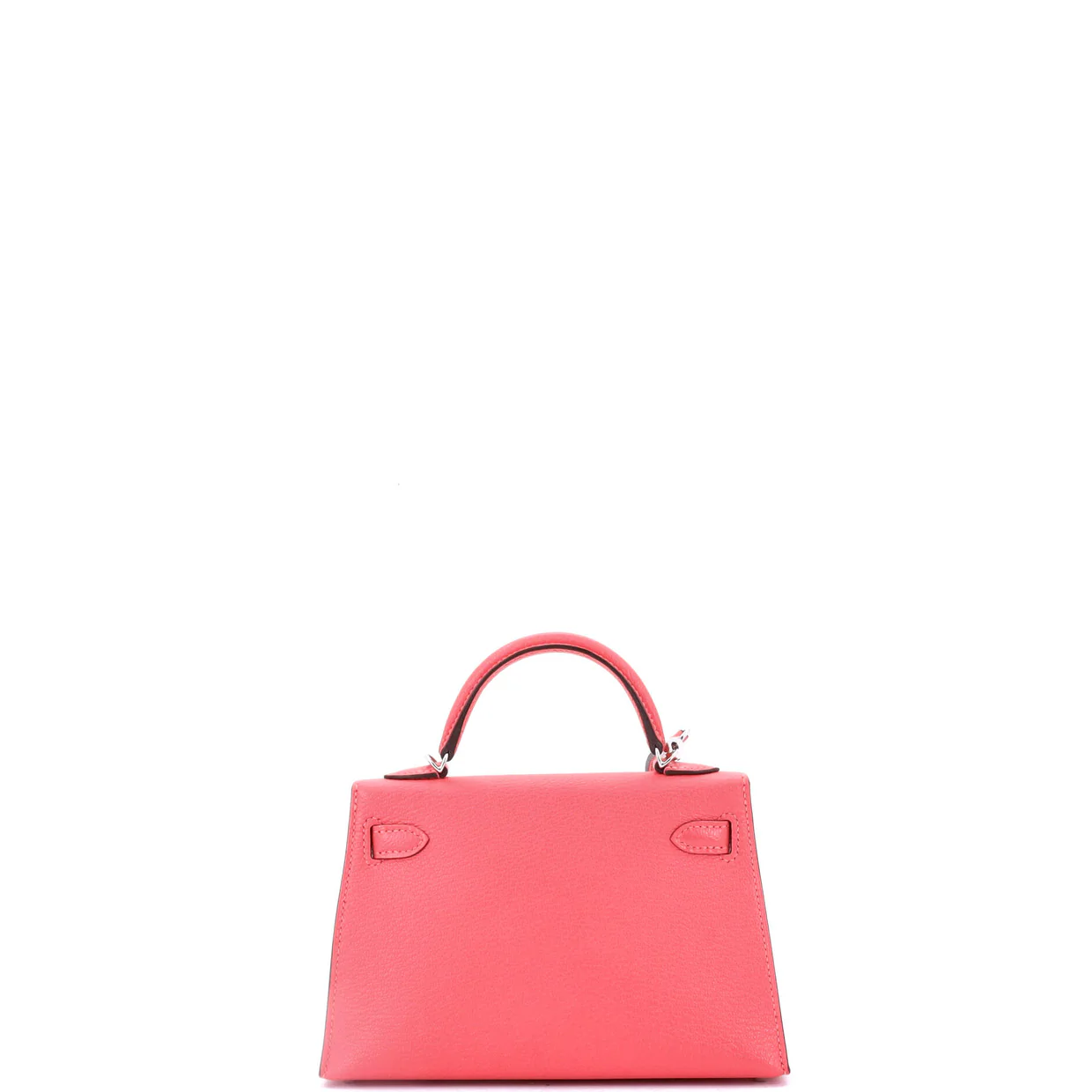 Kelly Mini II Bag Rose Azalée Chevre Mysore with Palladium Hardware 20 - Deep Luxury