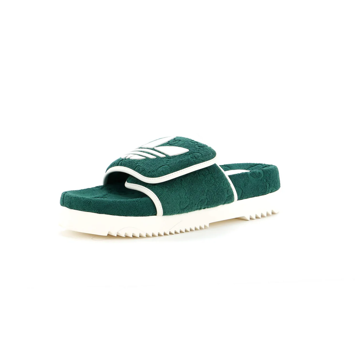 x Adidas Men's Platform Slide Sandals Terry Cloth - Deep Luxury