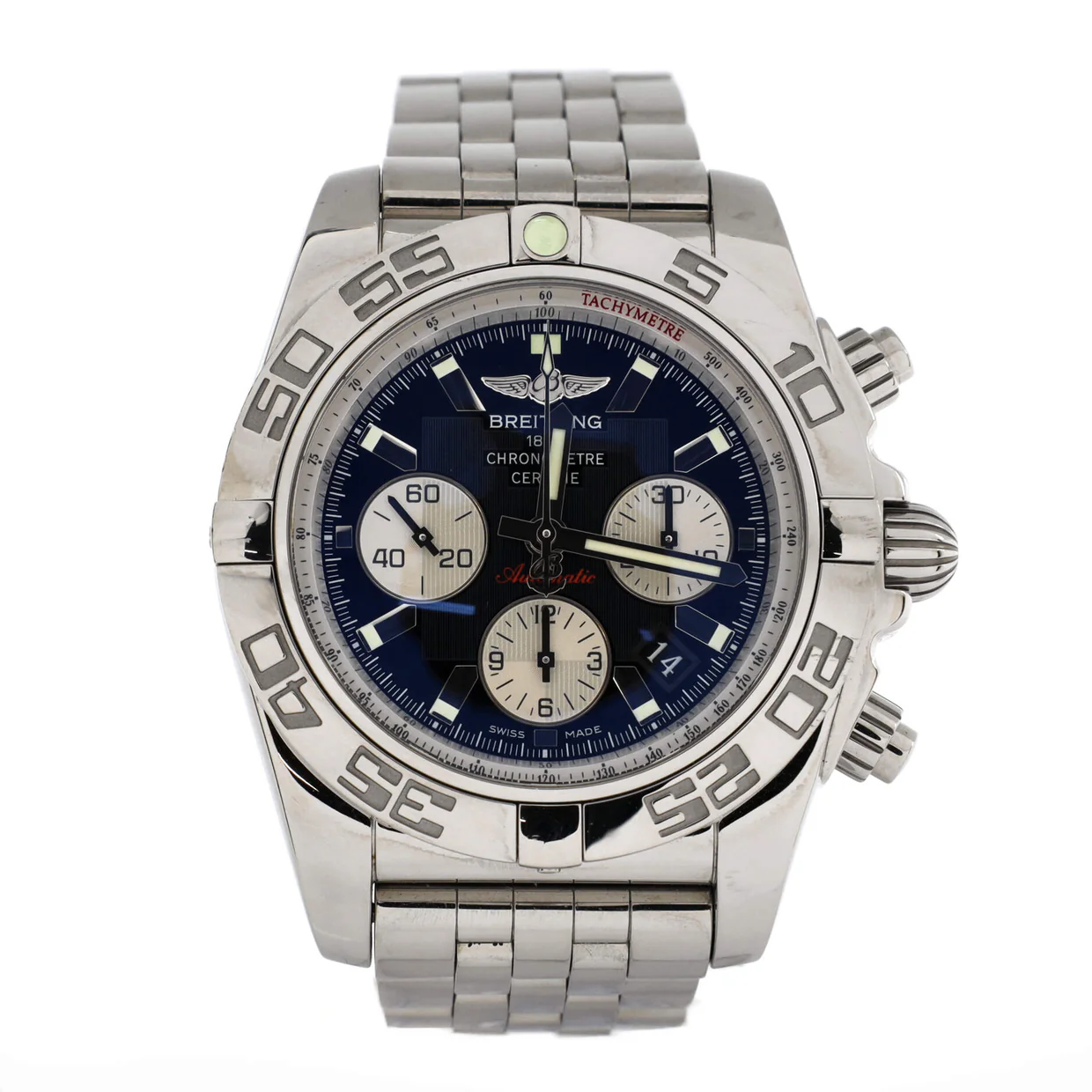 Chronomat Chronograph Automatic Watch Stainless Steel 44 - Deep Luxury