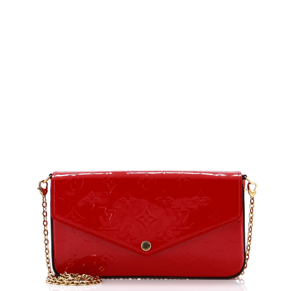Felicie Pochette Monogram Vernis - Deep Luxury