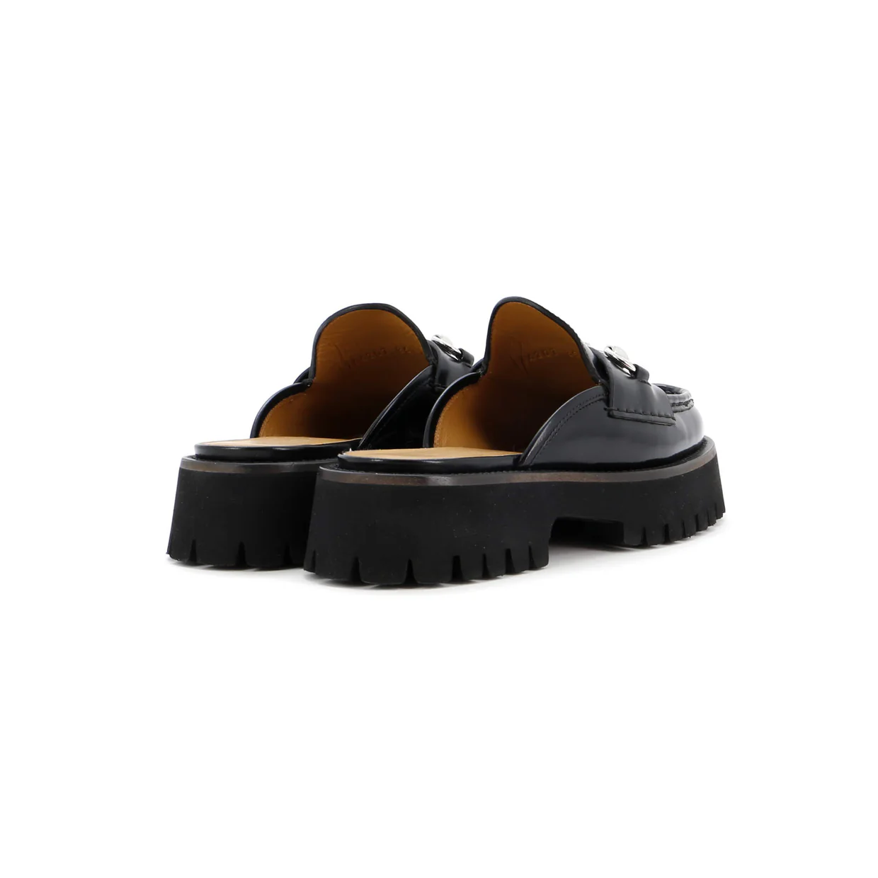 Women's Horsebit Flatform Mules Leather - Deep Luxury